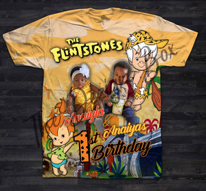Flintstone 3D/Full Print T-Shirts
