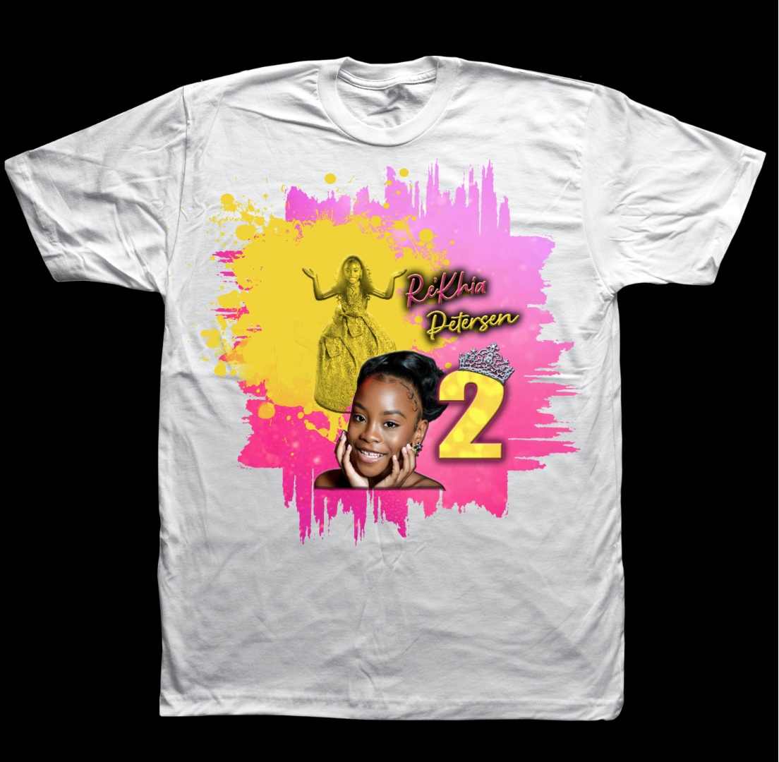 Re'Khia Center Print T-Shirt