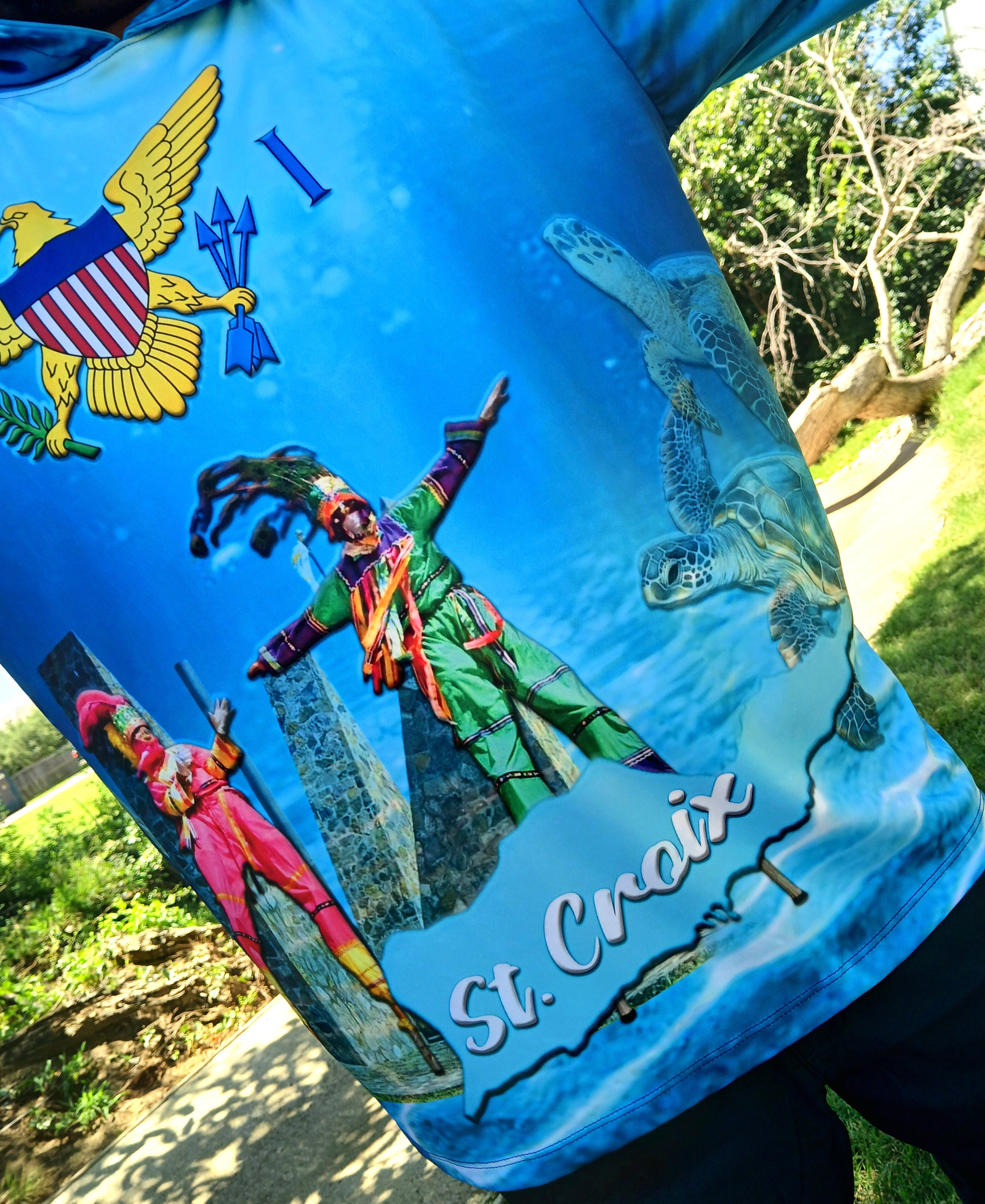 🏝️ USVI Custom Made Rashguards: Culture Meets Comfort 🌞🌊