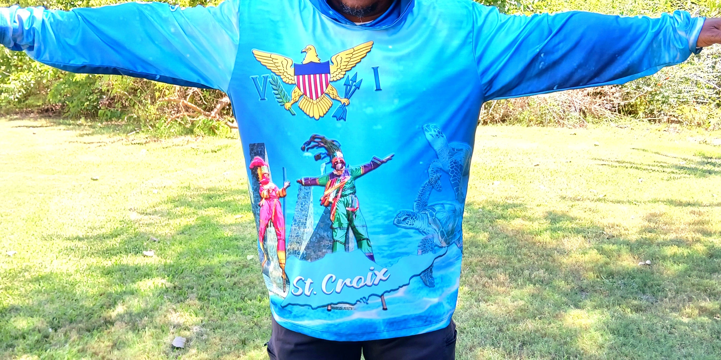 🏝️ USVI Custom Made Rashguards: Culture Meets Comfort 🌞🌊